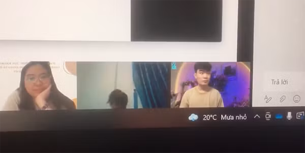 Nam sinh “khoe” nguoi yeu trong gio hoc online, danh tinh cua co nang khien lop “nga ngua“