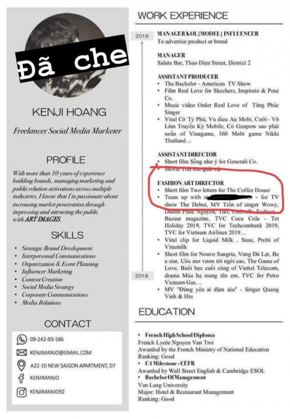 Ban trai chuyen gioi cua Miko Lan Trinh tu nhan lam giam doc sang tao cho MV cua Wowy