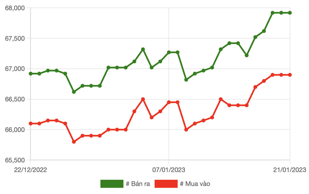Gia vang hom nay 22/1: Trien vong sang cua vang