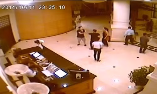 Vụ hỗn chiến xảy ra tại khách sạn Pearl River hôm 11/10.