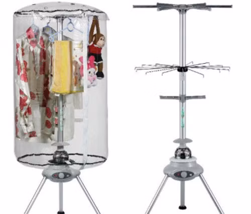 6. Lạm dụng máy sấy/ cây sấy quần áo: Mùa mưa hoặc mùa đông, nhiều gia đình dùng máy sấy để quần áo nhanh khô, tuy nhiên, lạm dụng điều này không tốt. Các sợi vải (đa phần là sợi tổng hợp không có khả năng chịu nhiệt) bị giảm sự liên kết, khiến quần áo nhanh "xuống cấp".