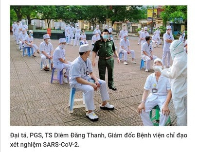 Giam doc BV Quan y 110 noi gi ve 'anh ghep' kiem tra xet nghiem Covid-19?