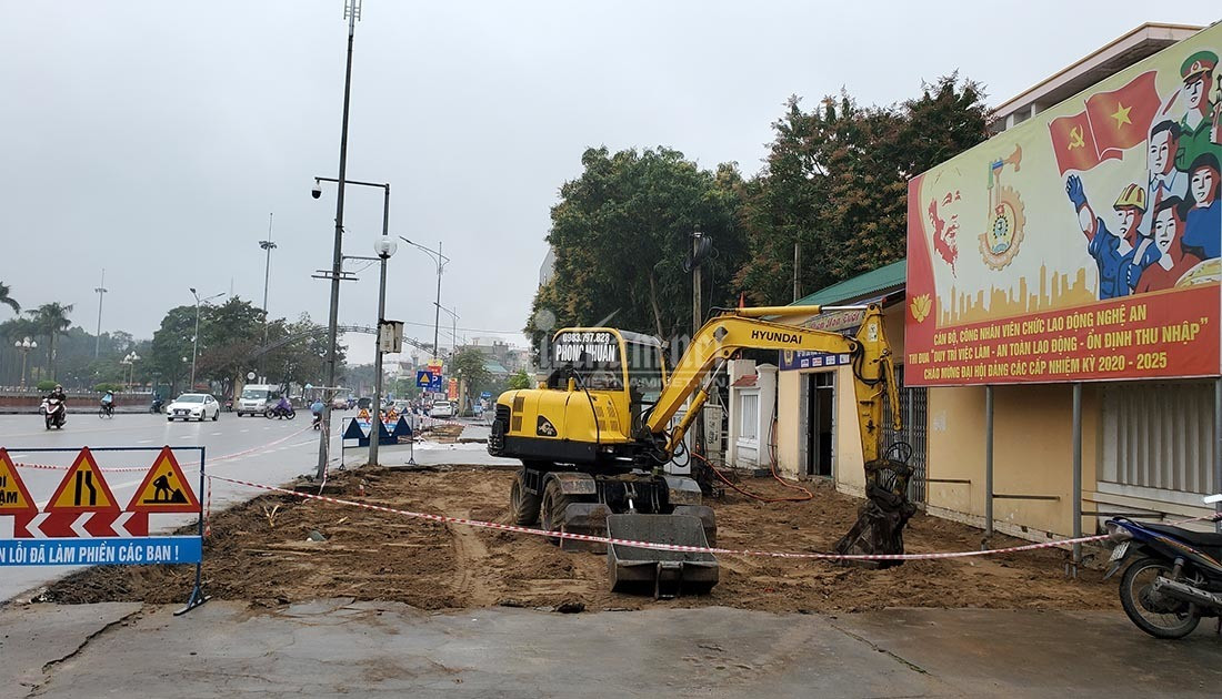 Hang loat cay xanh o “trai tim thanh Vinh” bi don ha lam pho di bo-Hinh-13
