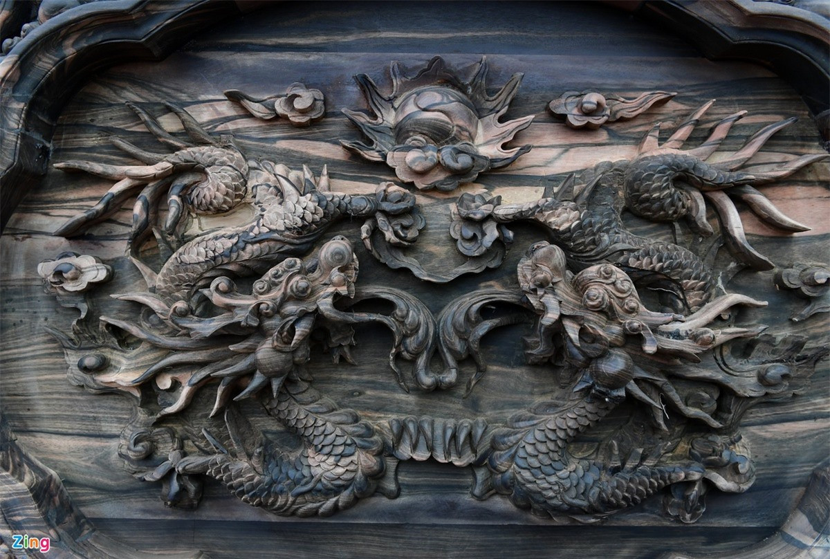 Tận mục bộ bàn ghế gỗ Nu Kháo gần 3 tỷ đồng ở Hà Nội ảnh 9