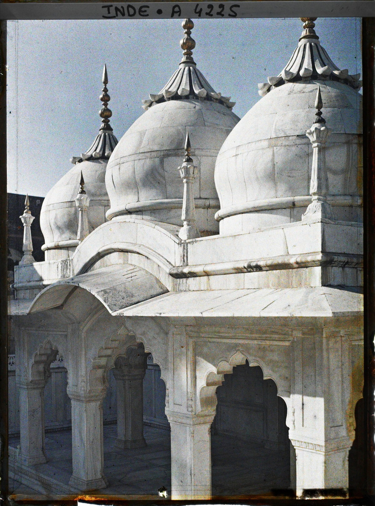 Nhà nguyện nhỏ của Shah Jahan (Mina Masjid) trong Pháo đài Đỏ.