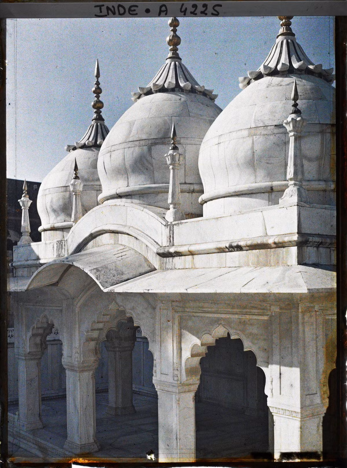 Nhà nguyện nhỏ của Shah Jahan (Mina Masjid) trong Pháo đài Đỏ.