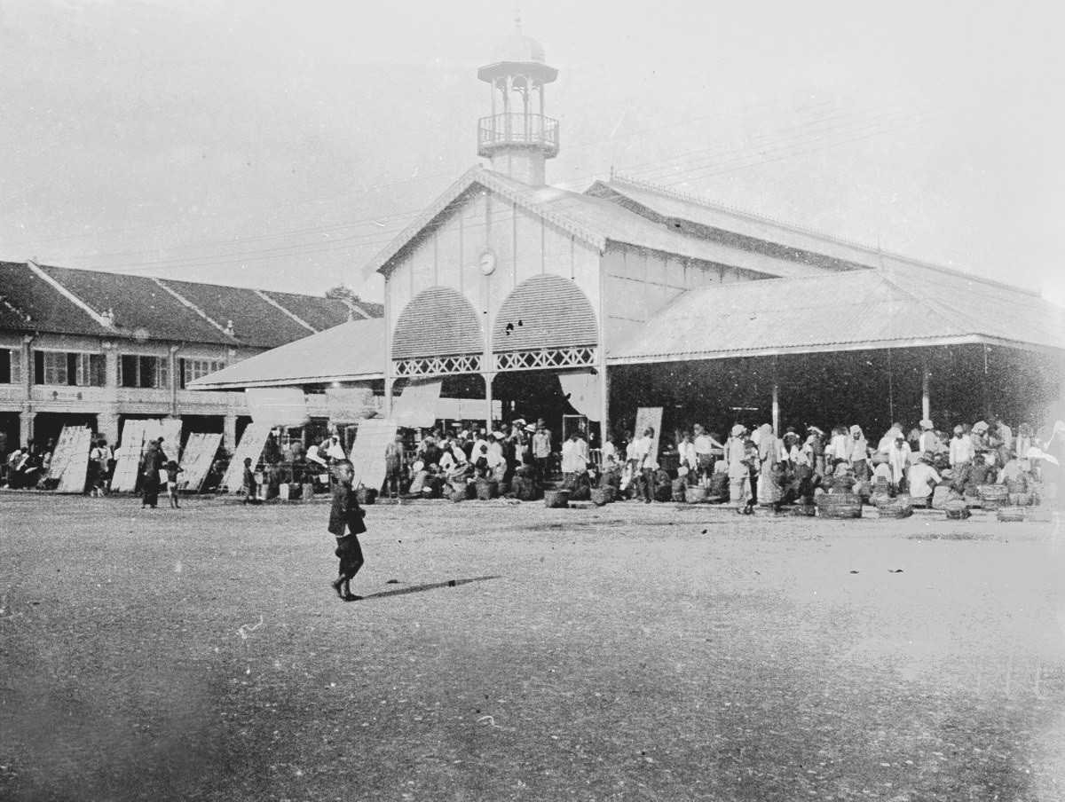 Chợ Rạch Giá ở Kiên Giang.