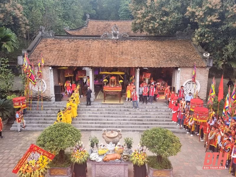 Le hoi den Ba Trieu la di san van hoa phi vat the quoc gia