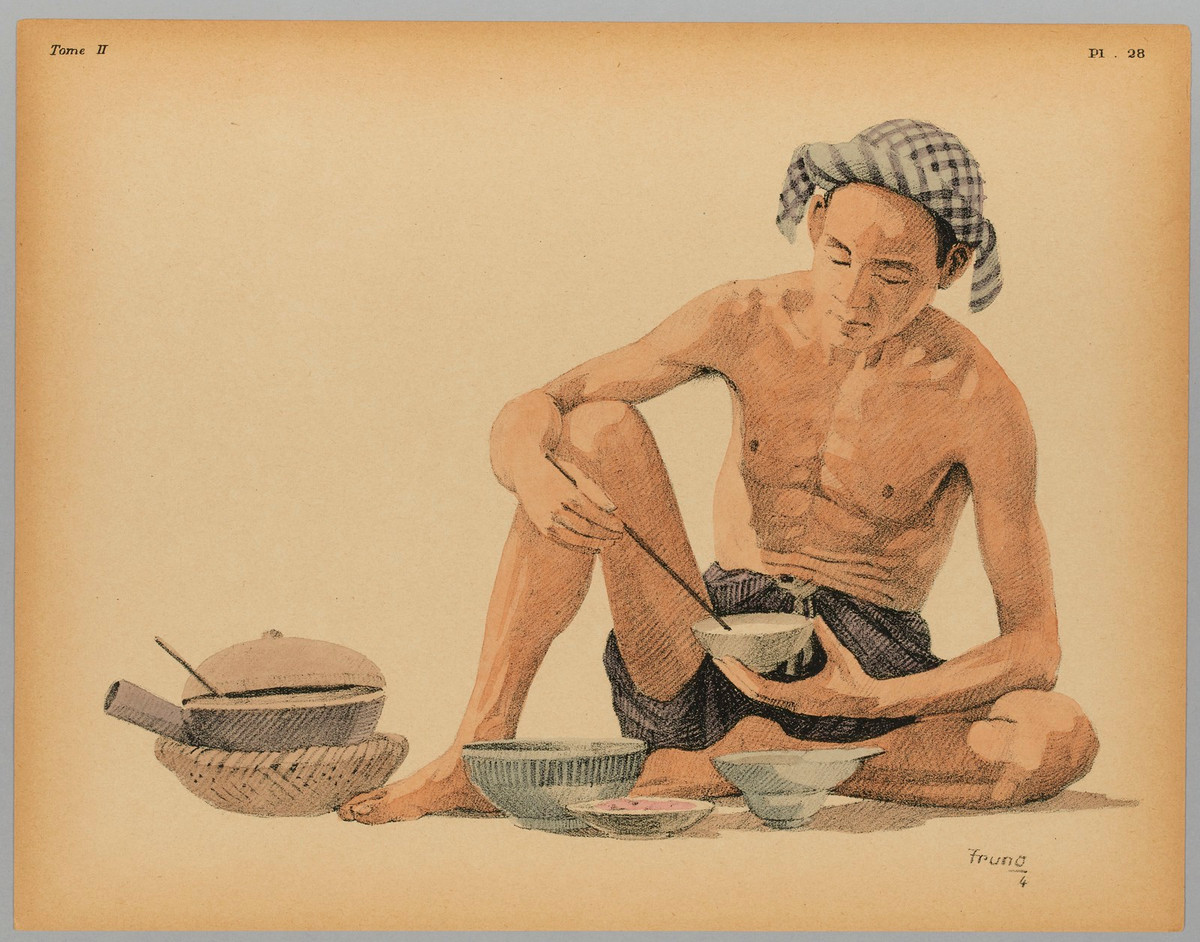 Bữa ăn của một người đàn ông.