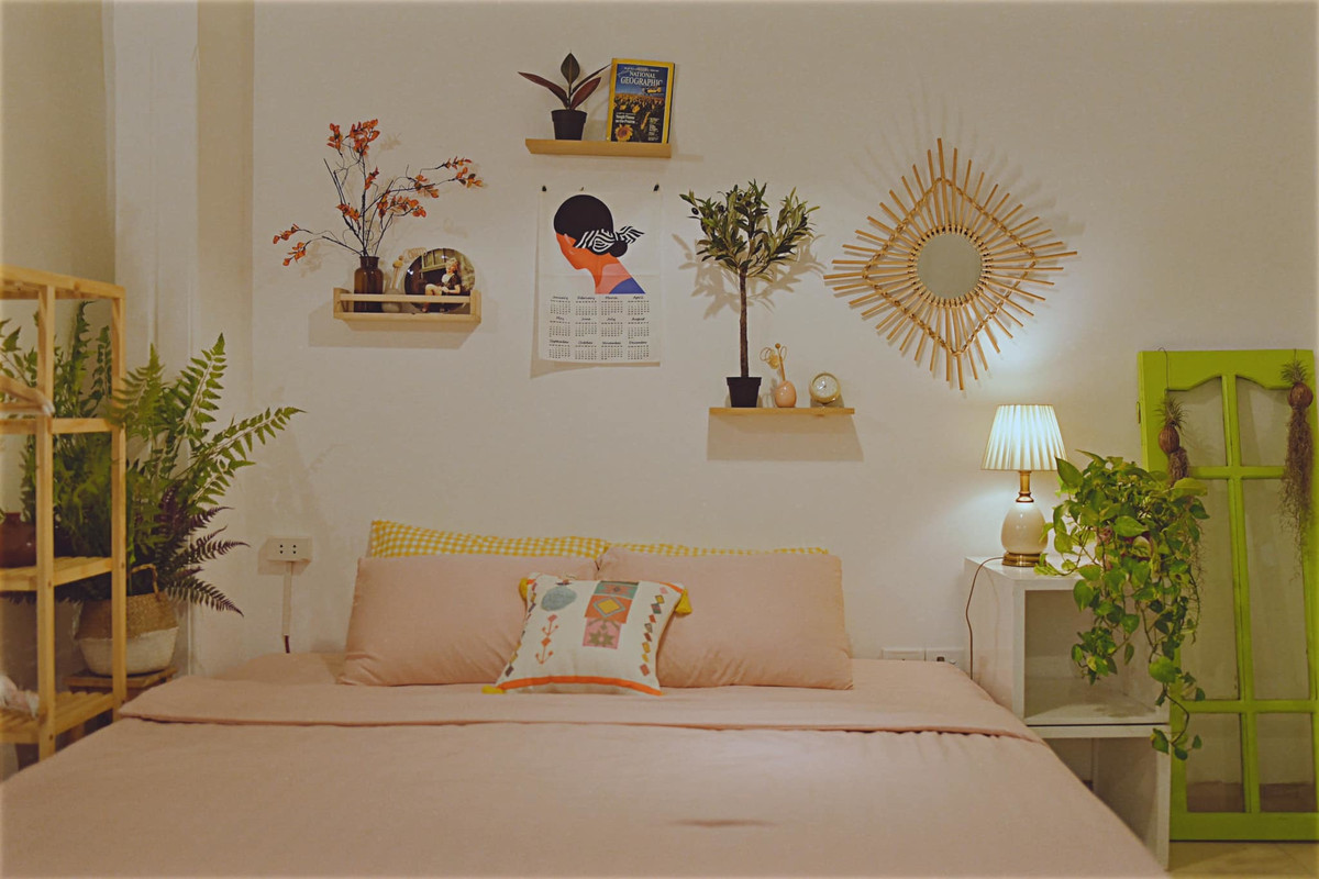 Phòng trọ cũ hóa không gian vintage, ngập cỏ cây hoa lá với vài bước cơ bản ảnh 18