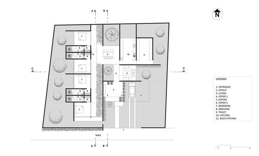 Nhà vườn 1 tầng 4 phòng ngủ mộc mạc nhưng vẫn rất sang trọng ảnh 2