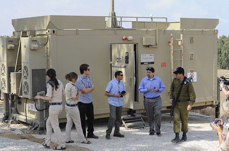 Cabin kiểm soát hỏa lực Iron Dome.