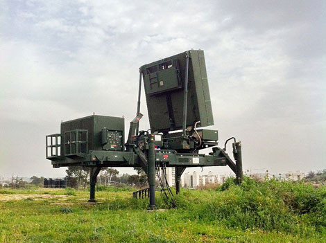 Hệ thống radar tổ hợp Iron Dome.