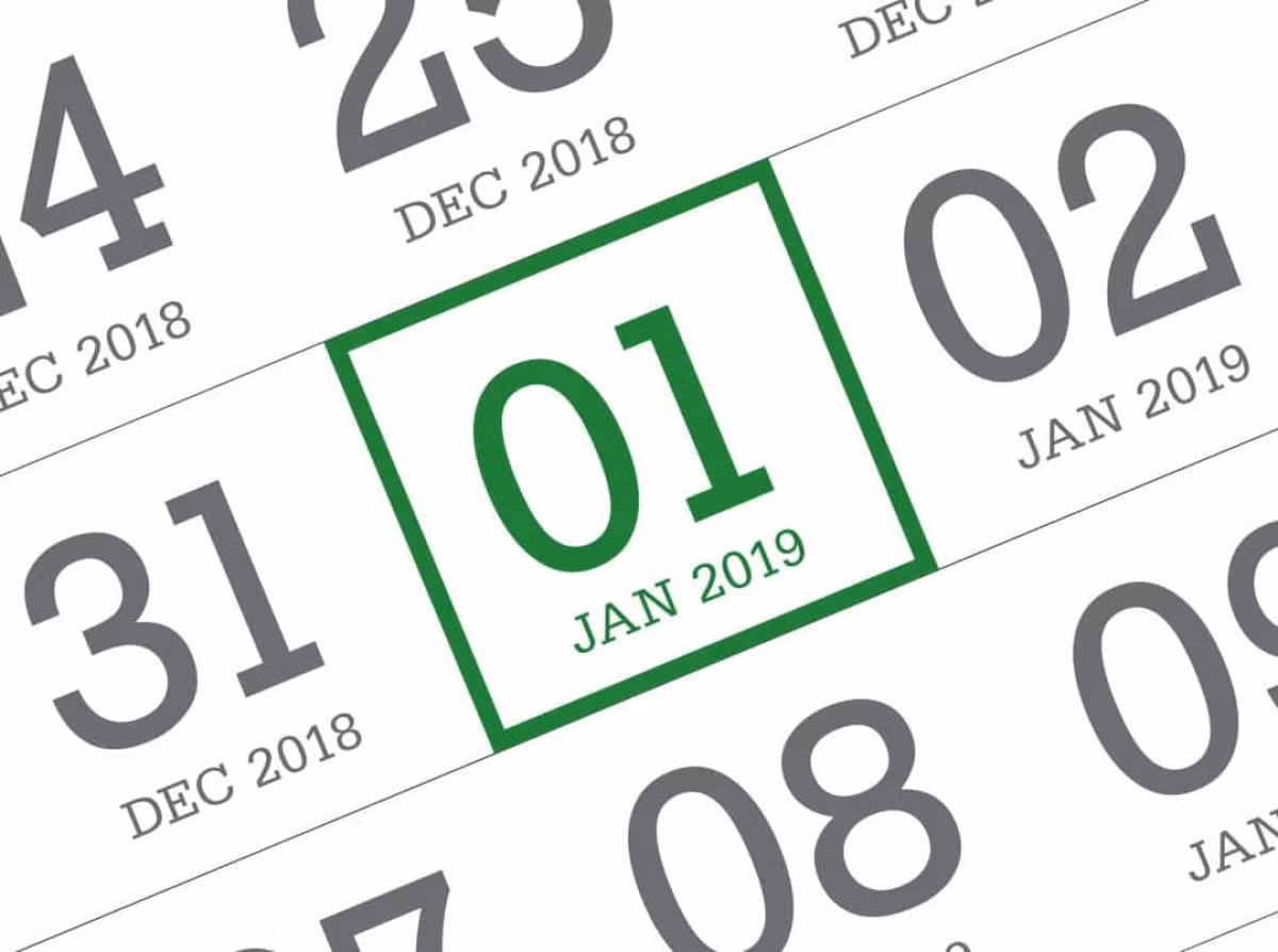 Ngày 1/1/1893, Nhật Bản áp dụng lịch Gregorian, loại lịch được giới thiệu lần đầu tiên ở châu Âu vào năm 1582.