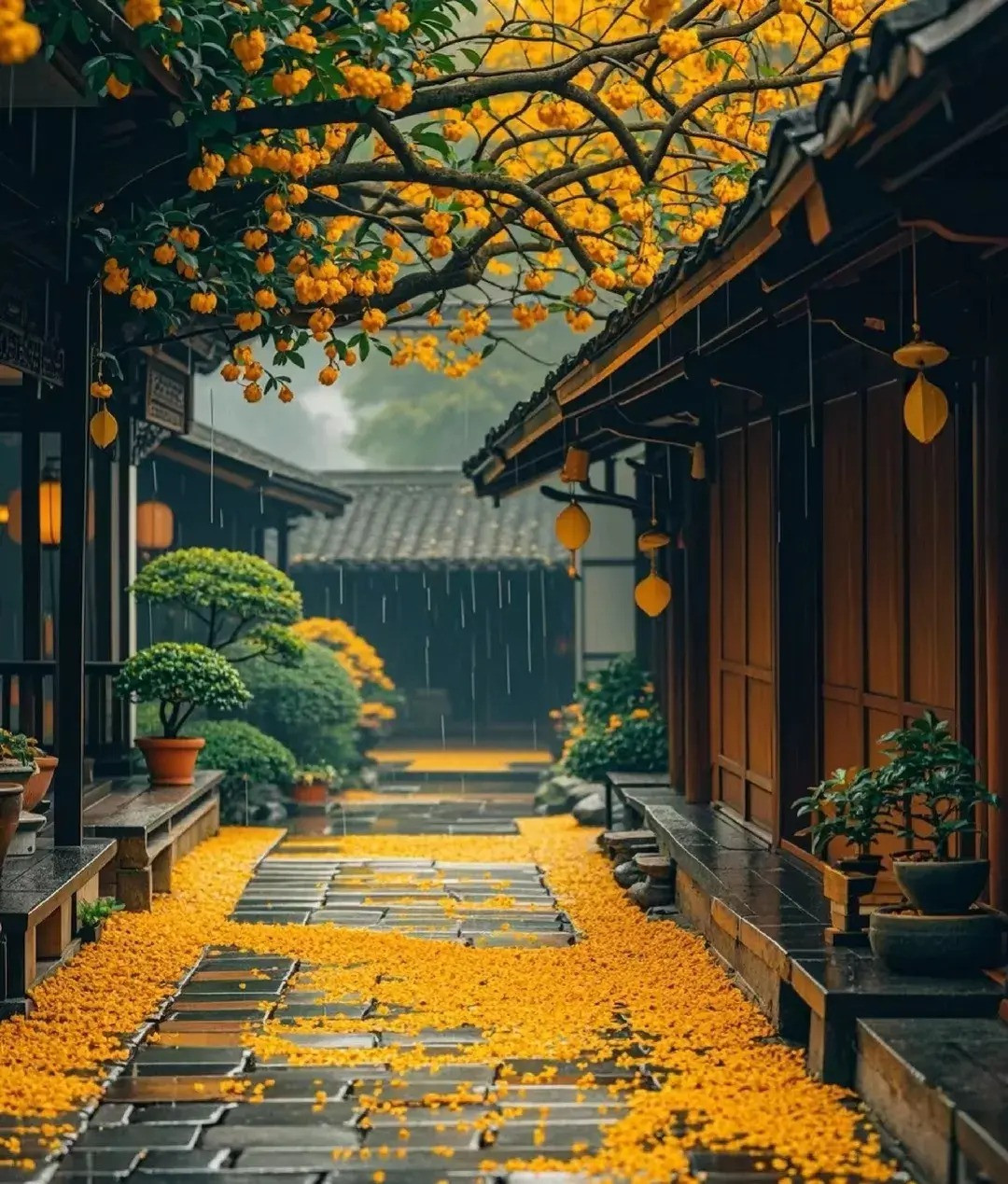 Đây là thời điểm mà cây cảnh này phô diễn vẻ đẹp như mơ, như thực, hương hoa say động lòng người. Vào thời điểm hiện tại, khi đi dạo dưới tiết trời se lạnh vào buổi đêm hay sáng sớm, bạn chắc chắn sẽ bắt gặp mùi thơm nồng nàn trong gió.