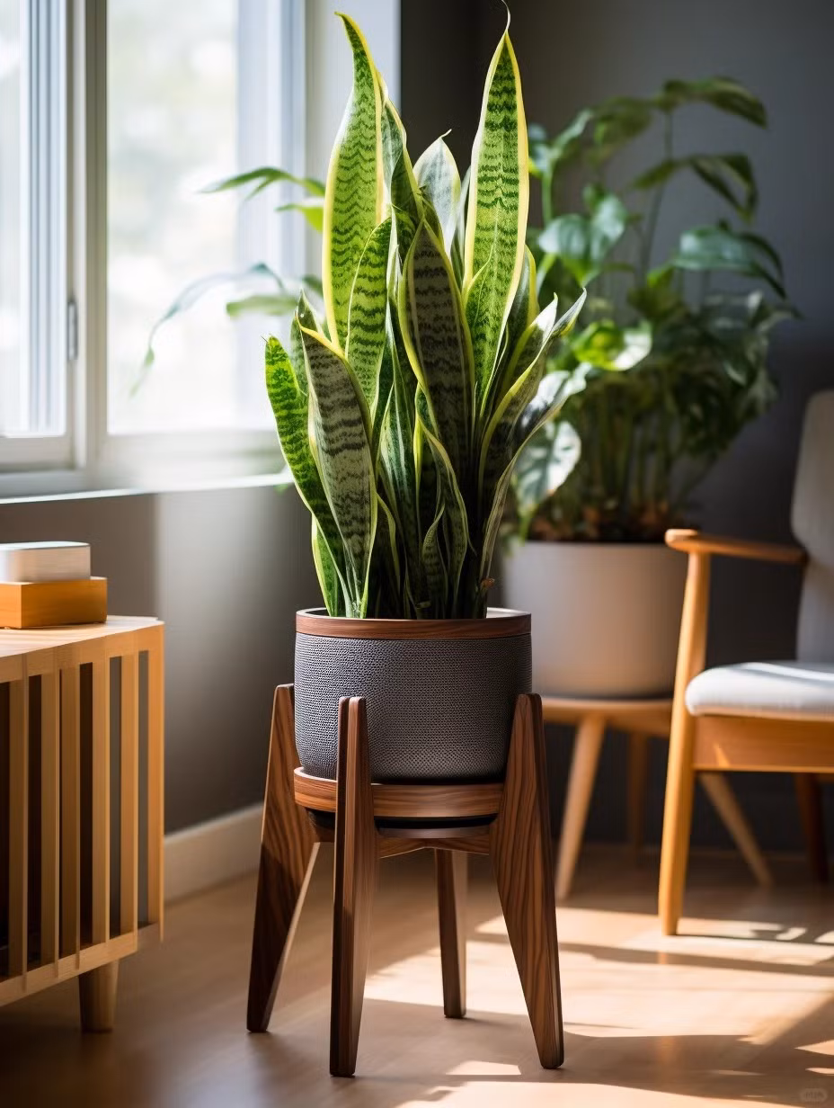 Cây lưỡi hổ thường được trồng và đặt ở phòng khách - là nơi thể hiện phong cách riêng, nét riêng của gia chủ. Lưỡi hổ thích hợp đặt ngay cạnh kệ tivi ở phòng khách, hay ghế sofa, hoặc ở ngay hai bên lối đi của cửa ra vào, cũng là một cách để xua đuổi những điều không tốt và mang vận may đến gia đình. 