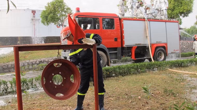 Sau gần một giờ diễn tập, các lực lượng tham gia diễn tập đã xử lý tốt tình huống đặt ra, khắc phục và xử lý hoàn toàn các đám cháy, bảo đảm thời gian, quy trình và an toàn toàn tuyệt đối về người và trang thiết bị. Cục Xăng dầu chỉ đạo Kho 671 và Phân kho 86 tổ chức khắc phục hậu quả sau hỏa hoạn, xử lý vệ sinh môi trường và tổ chức rút kinh nghiệm.