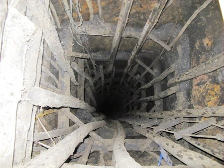 Hầm than nơi xảy ra vụ nổ khí mê tan. Ảnh: Báo Thanh Tra.