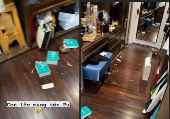 Á hậu Thanh Tú cũng từng chia sẻ vài góc trong phòng để đồ hiệu của mình. Thế nhưng điều khiến dân tình chú ý là nơi người đẹp cất giữ những món đồ đắt tiền lại vô cùng bừa bộn. Không chỉ vậy, những món phụ kiện còn bị vứt lăn lóc dưới sàn nhà.