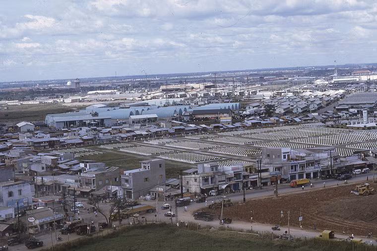 Căn cứ không quân Mỹ tại khu vực Tân Sơn Nhất.