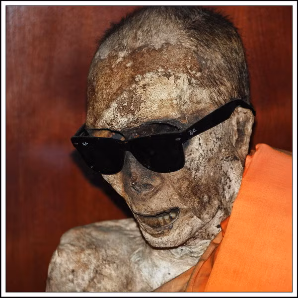 Hình ảnh của xác ướp cũng là một lời nhắc nhở của nhà Phật rằng cuộc đời người không phải vĩnh viễn. Tất cả tuân theo vòng luẩn quẩn của bánh xe sinh - lão - bệnh - tử…