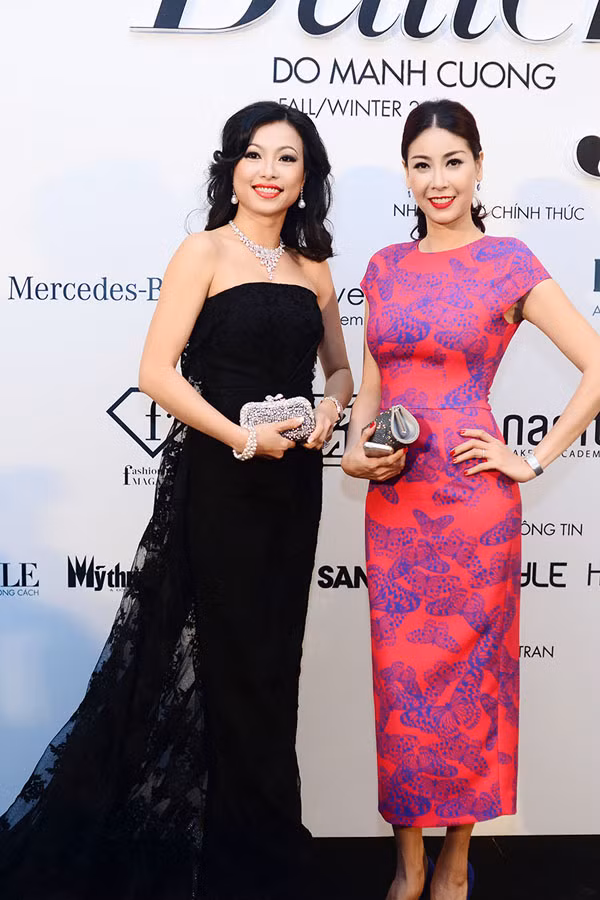 HH Hà Kiều Oanh và người đẹp Ngô Mỹ Uyên.