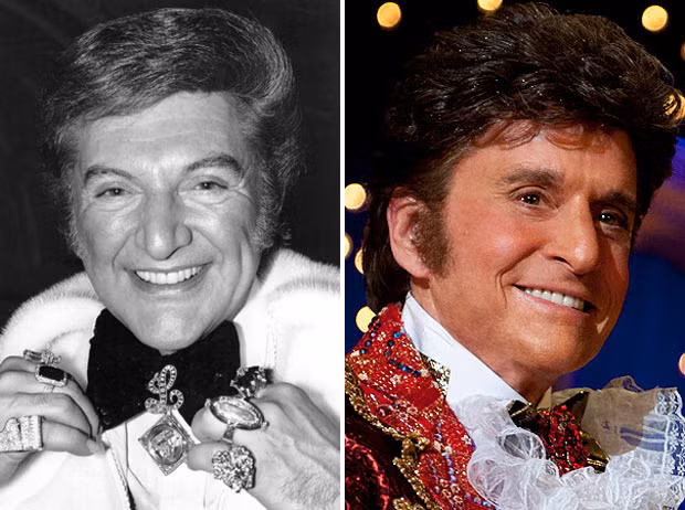 Nam tài tử Michael Douglas vào vai cố nghệ sĩ piano Liberace trong bộ phim “Behind The Candelabra”.