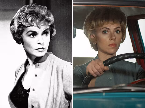 Scarlett Johansson “hóa thân” vào vai huyền thoại Janet Leigh trong bộ phim “Hitchcock” (2012).