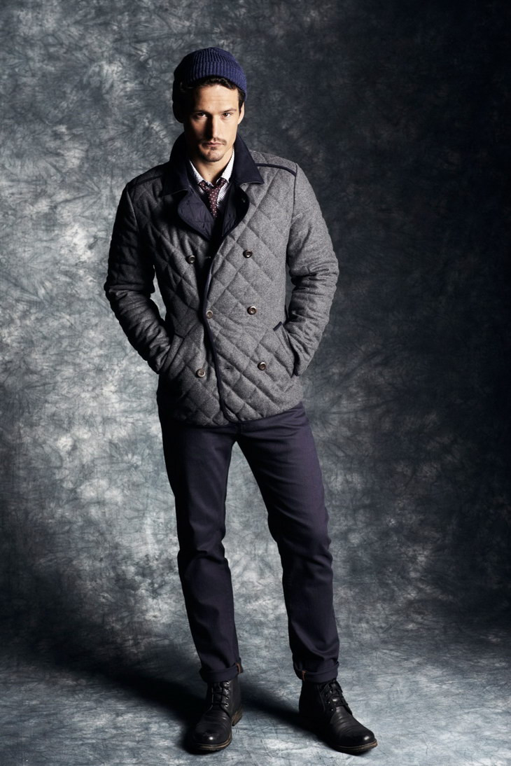 Áo với đường may quả trám giúp các chàng giữ được sự lịch lãm trong sự đơn giản.