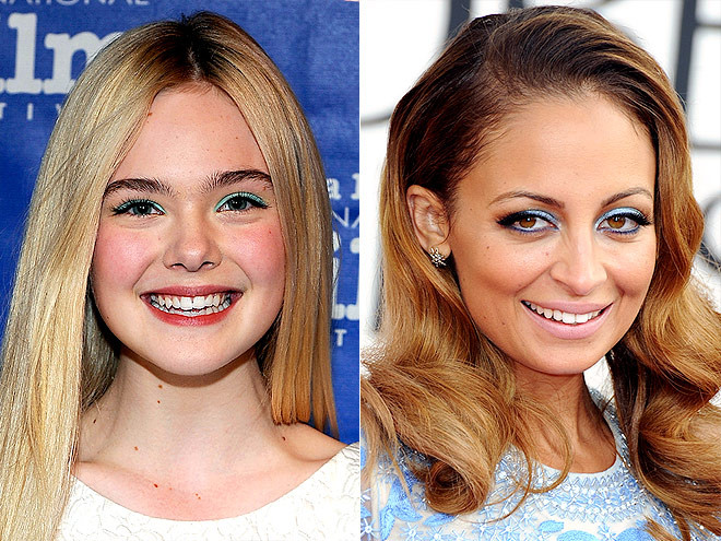 Nhà thiết kế nổi tiếng Nicole Richie và sao teen Elle Fanning đều thích mốt tóc pastel tạo ấn tượng trẻ trung, cá tính, nổi bật nhưng vẫn mang chút nét nhẹ nhàng.