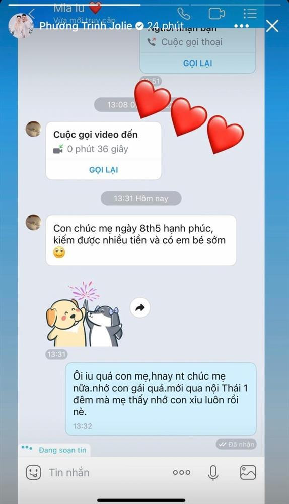 Phương Trinh Jolie xúc động khi nhận tin nhắn của con gái 9 tuổi Phuong Trinh Jolie xuc dong khi nhan tin nhan cua con gai 9 tuoi