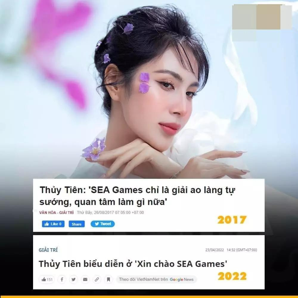 Thuy Tien dam mua hat, chang duoc thuong ma con bi 'khia'