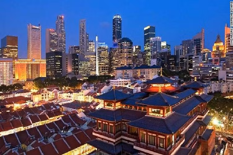 9.Singapore: Quốc đảo Sư Tử nằm ở vị trí thứ 9 với GDP bình quân đầu người ở mức 55.182 USD.