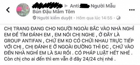 'Manh tay' nhu Trang Tran den tan nha tim anti-fan, 'tang nhu trong phim