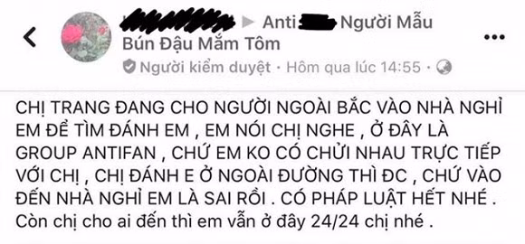 'Manh tay' nhu Trang Tran den tan nha tim anti-fan, 'tang nhu trong phim