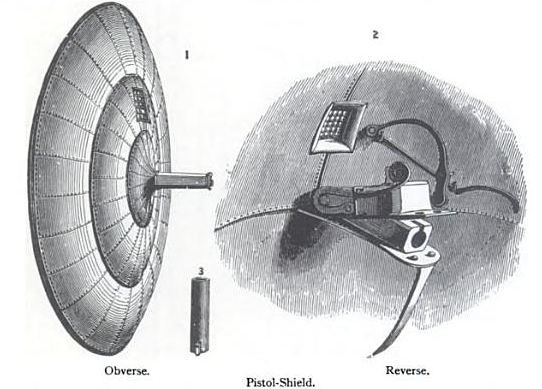 Với cấu tạo như vậy, khiên súng có tác dụng bảo vệ vùng đầu và ngực của xạ thủ trong các cuộc chiến mà cả hai phe đều dùng súng.