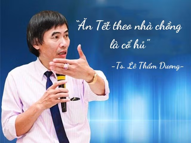 TS. Le Tham Duong: An Tet theo nha chong la co hu
