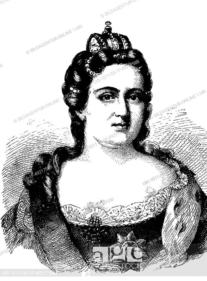 Marta được đưa tới hầu hạ trong tư gia của một đại thần lúc bấy giờ và nhờ vậy, bà đã có cơ hội gặp gỡ Sa hoàng Peter I lần đầu tiên vào mùa thu năm 1705.