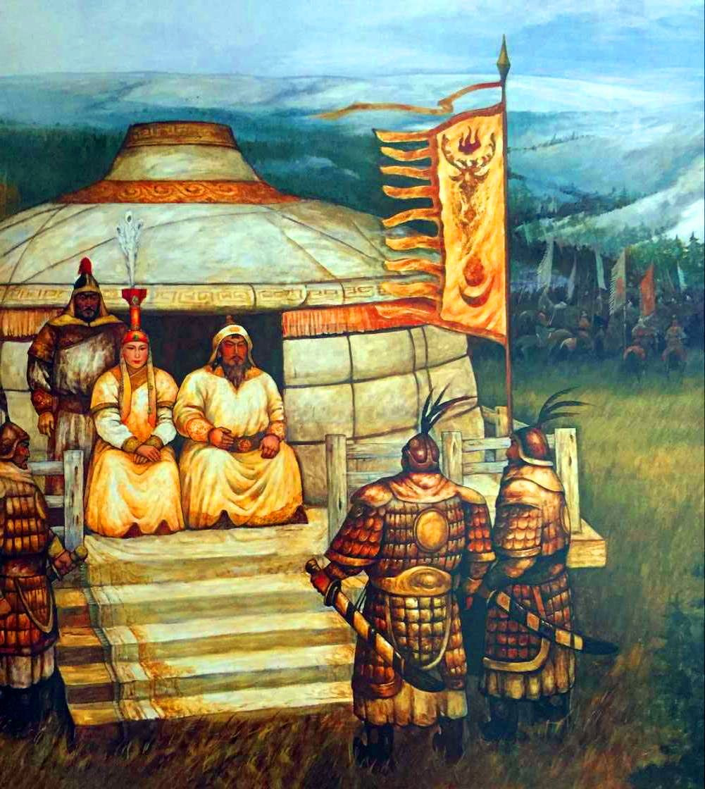 Tuy nhiên, vương triều Khwarezm tỏ ra không mấy thiện chí với một chủng tộc mà họ coi là thấp kém vì “sinh sống trong túp lều”, và họ thẳng thừng từ chối bằng cách hạ sát toàn bộ những binh lính hộ tống đoàn vận chuyển.