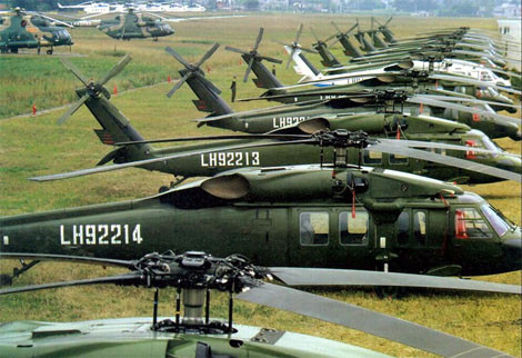 Trung Quốc có lẽ vẫn duy trì đầy đủ những chiếc S-70C Black Hawk ngoại trừ một vài chiếc bị tai nạn.