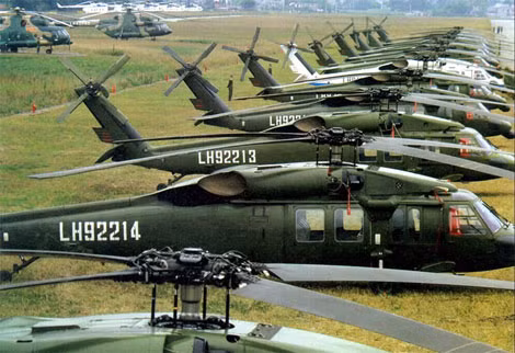 Trung Quốc có lẽ vẫn duy trì đầy đủ những chiếc S-70C Black Hawk ngoại trừ một vài chiếc bị tai nạn.