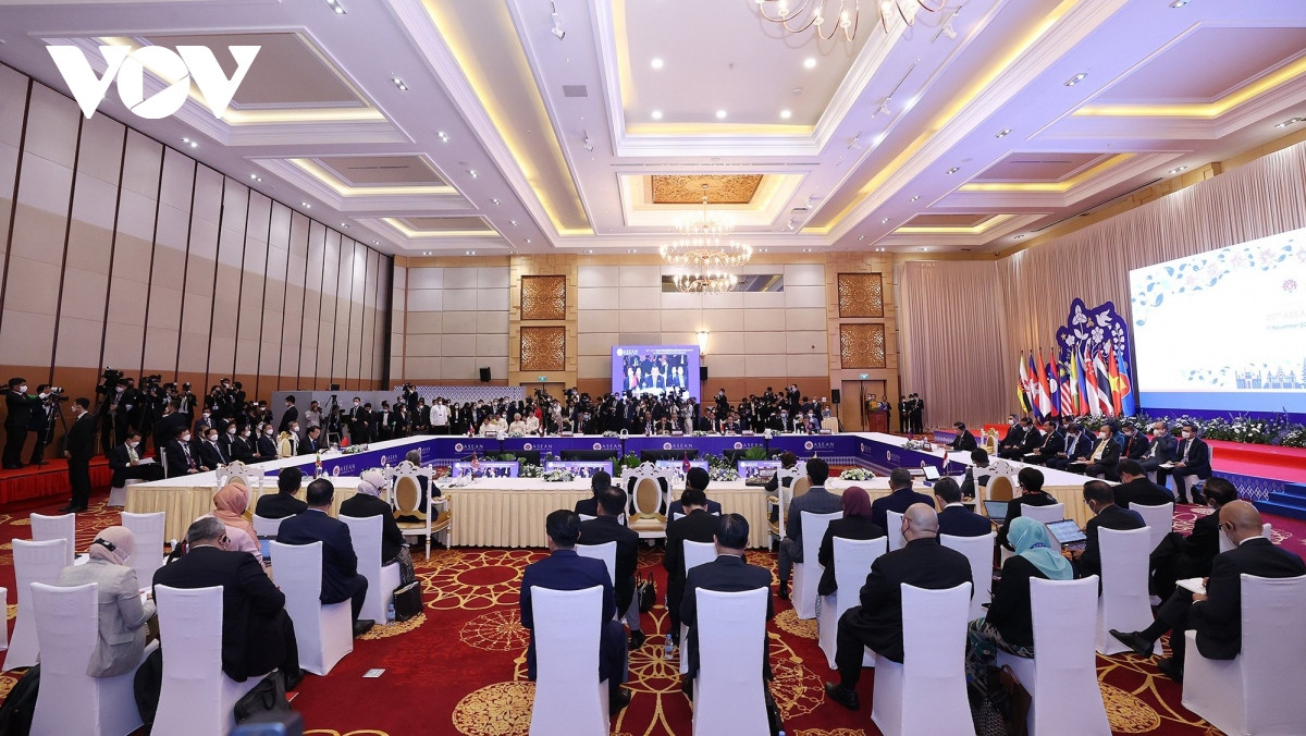 Thu tuong Chinh phu Pham Minh Chinh du hoi nghi cap cao ASEAN voi cac doi tac