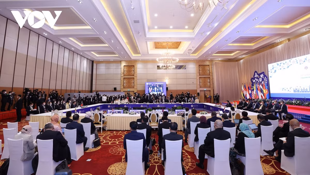 Thu tuong Chinh phu Pham Minh Chinh du hoi nghi cap cao ASEAN voi cac doi tac