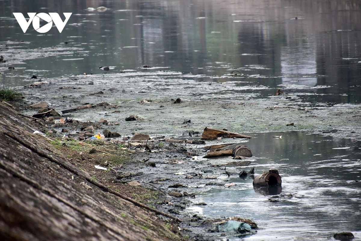Tình trạng rác thải, sình lầy lưu cữu nhưng lâu không được nạo vét.