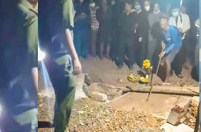 Phat hien thi the duoi nap cong