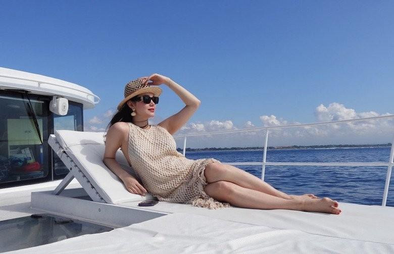 Bau 6 thang, Minh Hang chia se hinh anh di nghi duong sang chanh-Hinh-7