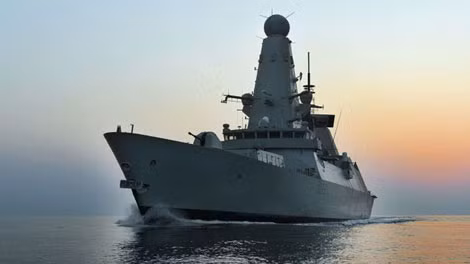 Siêu hạm phòng không Type 45 của Hải quân Hoàng gia Anh.