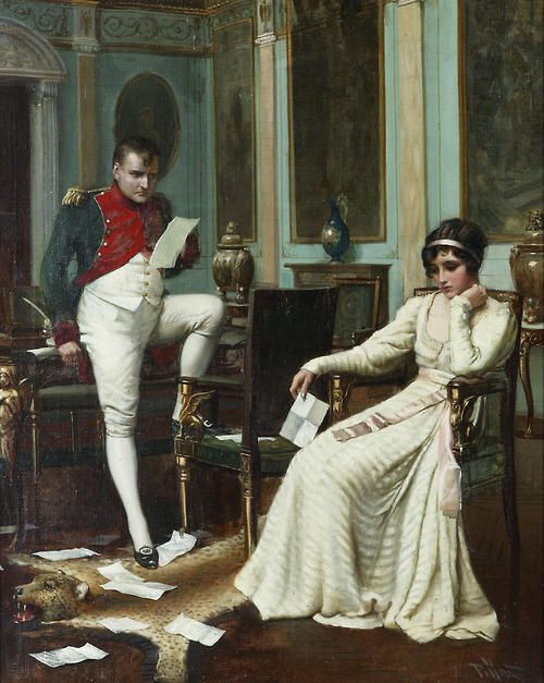 Mặc dù Josephine có lối sống khá hời hợt, thiếu chiều sâu nhưng Napoleon vẫn cuồng si và yêu bà nồng nhiệt. Trái lại, Josephine không yêu Napoleon như tình yêu ông dành cho bà, dù là từ giây phút đầu tiên cho đến những sau này khi hai người đã thành vợ chồng.