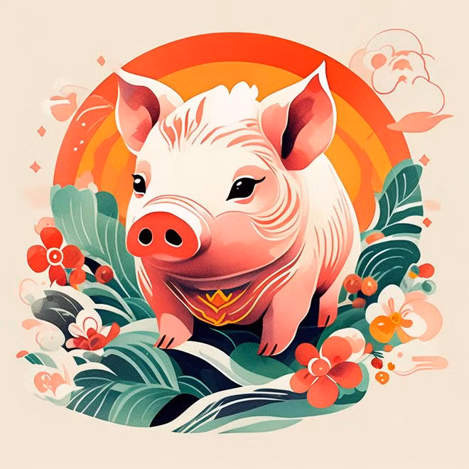 Tuổi Hợi: Người tuổi Hợi sinh ra đã được hưởng phúc lợi hơn người. Con giáp này không chỉ có số giàu sang mà còn là biểu tượng của sự may mắn. Với tính cách cởi mở và hòa đồng, người tuổi Hợi còn sở hữu mối quan hệ xã hội dày đặc, trực tiếp tác động mạnh mẽ tới thành công trong công việc của họ. 