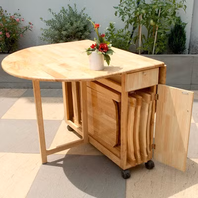 Mau ban an thong minh sieu gon cho can ho nho nhin muon “chay ngay di mua“-Hinh-6